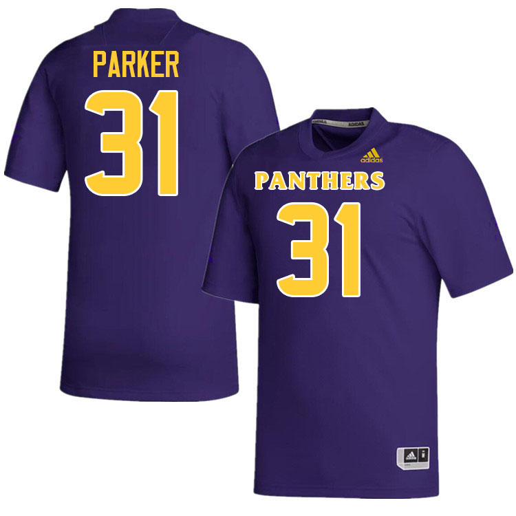 Prairie View A&M Panthers #31 Kennedy Parker College Football Jerseys,Uniforms Stitched-Purple